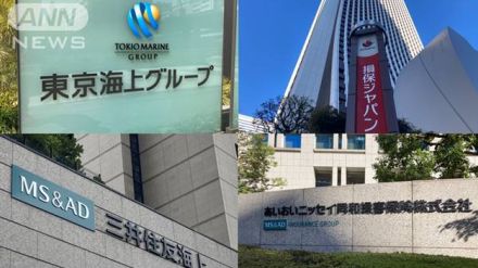 大手損保4社　個人情報漏洩は合計約250万件　金融庁に報告