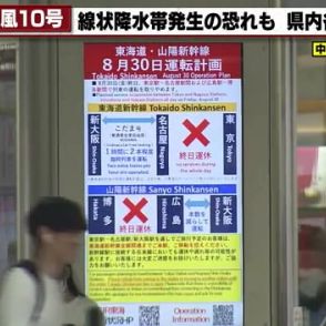 静岡からタクシーを乗り継いで運賃は5万円　豊橋経由で名古屋駅に到着した人も　交通機関の乱れに疲労の色