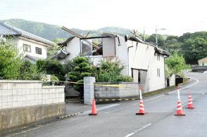 「のろのろ台風」四国でも被害　民家崩れ1人死亡、通学路で土砂崩れ