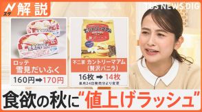 食欲の秋に“値上げラッシュ”…1392品目値上げのなか「増量」に「値下げ」の企業努力も【Nスタ解説】