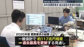 来年度予算案の概算要求、過去最高を更新の見通し　総額117兆円程度