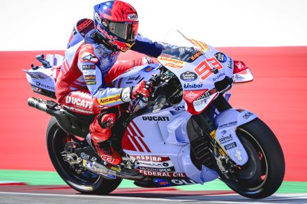 マルケス、一閃！　レコード更新トップタイム。ザルコ大健闘トップ10入り｜MotoGPアラゴンGPプラクティス