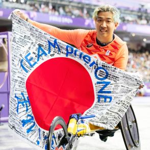 陸上男子車いす400mで佐藤友祈が銀、61歳の伊藤智也が銅を獲得【パリ・パラリンピック第3日】