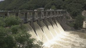 岡山市の旭川ダムで放流量増加　下流の河川の水位上昇に注意　台風10号の影響