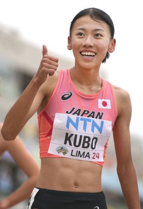 女子８００Ｍで日本記録保持者の久保凛は初の世界大会で６位入賞　２分３秒３１…Ｕ２０世界選手権