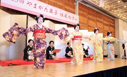 やまがた舞子、あでやかに　山形で「伝承の夕べ」