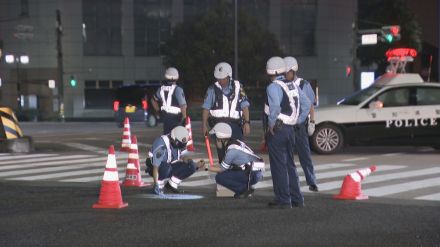 2人乗りのバイクにはねられ女性重体　深夜2時前の横断歩道　バイクは17歳が運転　名古屋・中区