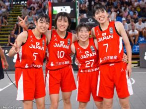 3x3女子U18日本代表が過去最高位の銀メダル！…決勝ではアメリカと2点差の大激闘