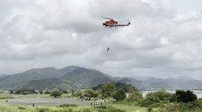 「川で流され見えなくなった」男性が心停止…記録的大雨が続く静岡市　航空隊が救助し搬送