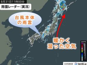 東日本や北日本　暖かく湿った空気流入で大雨　西日本は非常に蒸し暑くなる