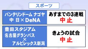 グランパス戦も中止に…台風10号接近に伴う東海3県の施設等への影響 ナガシマスパーランドなど臨時休業