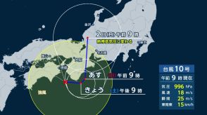 【台風10号】岐阜県大垣市と三重県松阪市・大台町に警戒レベル5「緊急安全確保」発令中【31日午後3時半時点】