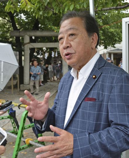 「政治とカネ」争点化を　次期衆院選巡り野田元首相