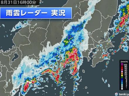 関東甲信に線状降水帯発生予測情報　大雨に厳重警戒