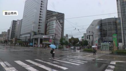 台風の影響…富山県内は2日にかけ雨が強く降る見通し 1日午後6時までの24時間に多い所で50ミリ予想