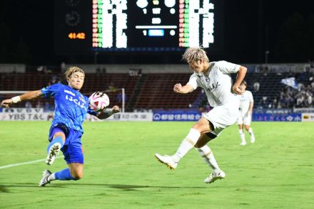 【速報】J2鹿児島ユナイテッドFC5連敗　アウェーで甲府に0-1