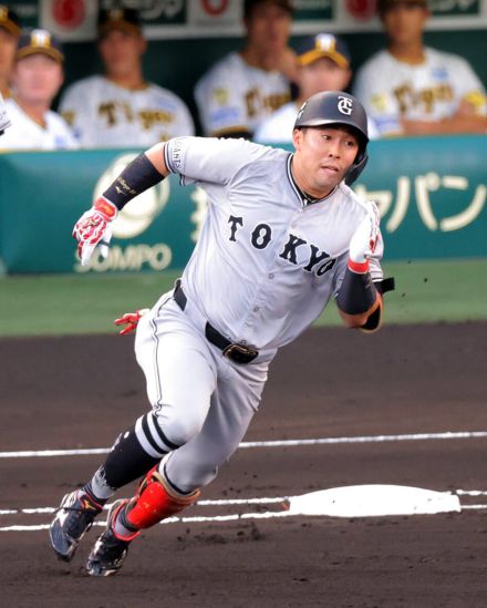 【巨人】 浅野翔吾がプロ入り後初甲子園で二塁打「フォアボールでも何でも塁に出れたらと思っていた」