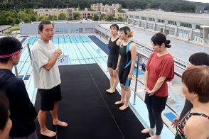 飛び込みの楽しさ体感　ハイダイビングの荒田さん、富山・高岡で教室