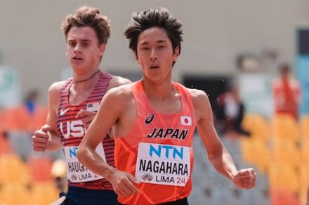 【陸上】3000m障害・永原颯磨が5位！大舞台で自己新、U20日本歴代2位の8分30秒37 男子4×400mRも5位入賞／U20世界陸上