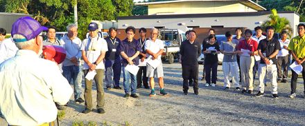 鹿児島県　世界自然遺産の宝を守ろう！　官民約30人がにらみ　盗掘・盗採防止合同パト　徳之島地区