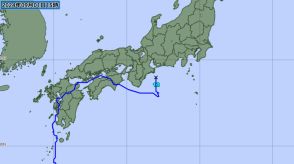 台風10号サンサンは熱帯低気圧へ　引き続き土砂災害に警戒を