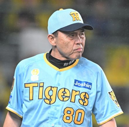 【阪神】涙雨 痛恨の逆転負け 首位・広島に今季最大5.5差に...佐藤輝の失策が絡み西勇が門脇に決勝打 小林にスクイズ許す