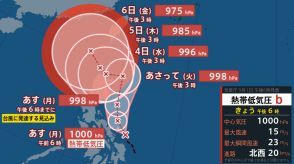 【台風11号か】２日に台風発生か…フィリピン東の熱帯低気圧が発達か、気象庁が今後の勢力と進路予想