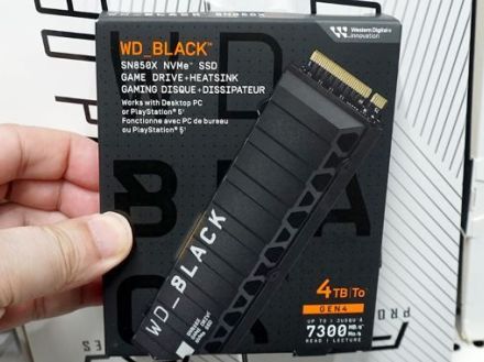 WDのゲーミングSSD「WD_BLACK SN850X」にヒートシンク搭載4TBモデル