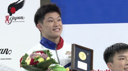 飛び込み・玉井陸斗が日本選手権V 2位に99点差をつける貫禄の演技「“楽しむこと”で、演技のキレを増す」