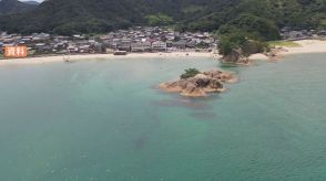 海水浴の男性（50代）、沖の小島まで流され…声をあげて助けを求める　防災ヘリが救助　家族で海水浴に来ていた