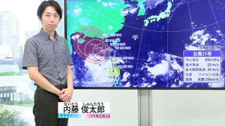 【動画】2日の天気 - 東北中心に激しい雨 関東もにわか雨　台風11号発生 今週は新たな熱低も（2日7時更新）