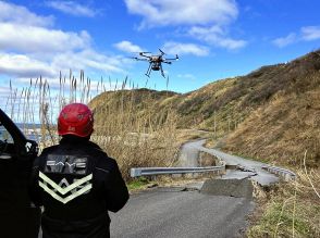 「空の目」で能登復興へ　福島・南相馬ベンチャー2社、ドローンで支援…現場調査