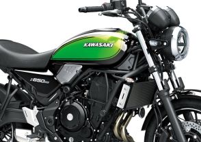 伝統の□KAWASAKI□ロゴ新採用、カワサキ『Z650RS』2025年モデル発表