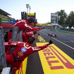 F1第16戦、ルクレールが1ストップ戦略でマクラーレンを完封、フェルスタッペンは6位【イタリアGP 決勝】