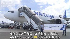 “サメ肌”加工の環境配慮型貨物機がアジア初就航　年間800トンのCO2排出量削減へ