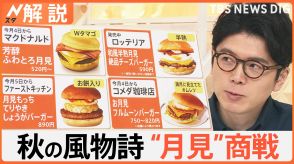 「月見バーガー」のきっかけは“秋だから”ではない…牛丼・ピザなど過熱する“月見商戦”【Nスタ解説】