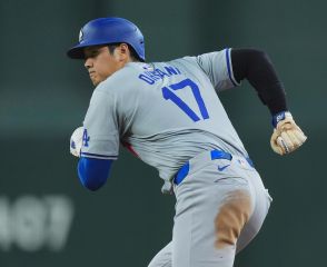 大谷翔平が史上初更新の44本塁打＆44盗塁を達成　SNS興奮「どうやって語り継がれるのか」