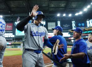 大谷翔平「50－50」は「健康な状態で出られれば」ドジャースはＤバックスに今季勝ち越し