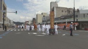 敦賀まつり開催中　古式ゆかしく「御鳳輦巡幸」　甲冑姿で市内練り歩く　あす(4日)山車巡行、祭りは最高潮に