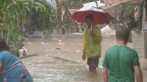 台風11号　フィリピンで少なくとも13人死亡4人不明　急速に発達し南シナ海を西寄りに進む