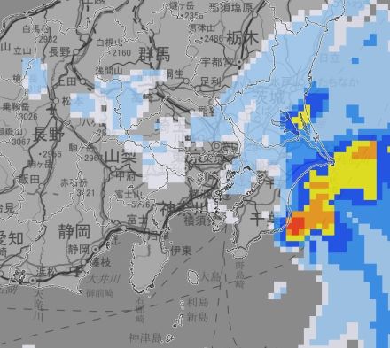 関東甲信地方　あす4日昼過ぎにかけて雷を伴って1時間に40ミリの激しい雨が降る所も　関東地方南部では土砂災害に警戒を