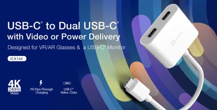 j5create、充電と映像出力が同時にできるUSB Type-Cアダプターを6日発売