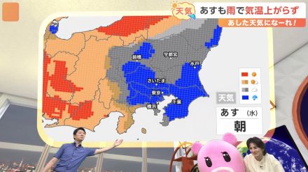 【9月4日 関東の天気】あすも雨で気温上がらず