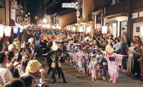 おわら風の盆　惜しまれ閉幕　３日間で１３万人　