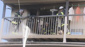 80代と70代の姉妹2人がやけど　住宅地で2階建て住宅の一部焼ける火事　仙台・宮城野区