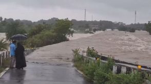 インド南部で大規模水害発生　2日間で少なくとも33人死亡