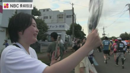 夕やけを見ながらマラソン　長崎県五島にランナー約2000人　