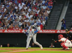 ドジャースが延長でエンゼルスを下す　凱旋試合の大谷翔平はキャリアハイの今季81本目の長打