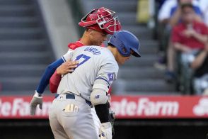 エ軍オハピー　大谷翔平の移籍後初凱旋に「今夜の雰囲気は最高」元相棒を応援も「対戦する時は勝ちたい」