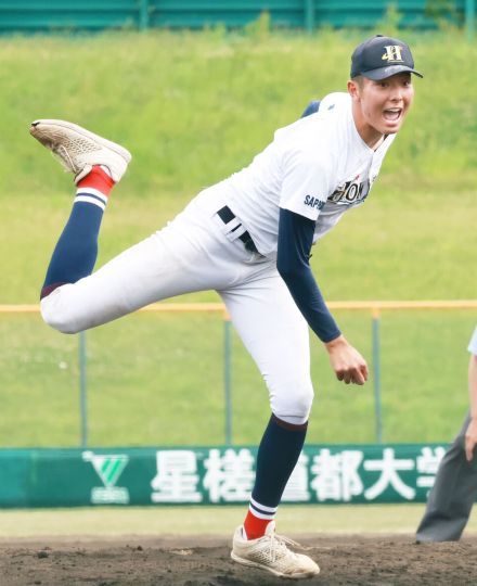 【高校野球】北星学園大付の１９１センチ右腕・石田充冴がプロ志望届提出へ　プロ注目の最速１４９キロ